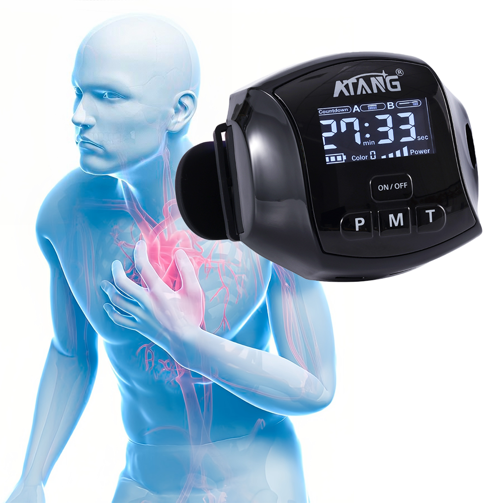 Stroke Prevention & Rhinitis Relief Wrist Type LLLT Laser Watch for Blood Flow Stimulation