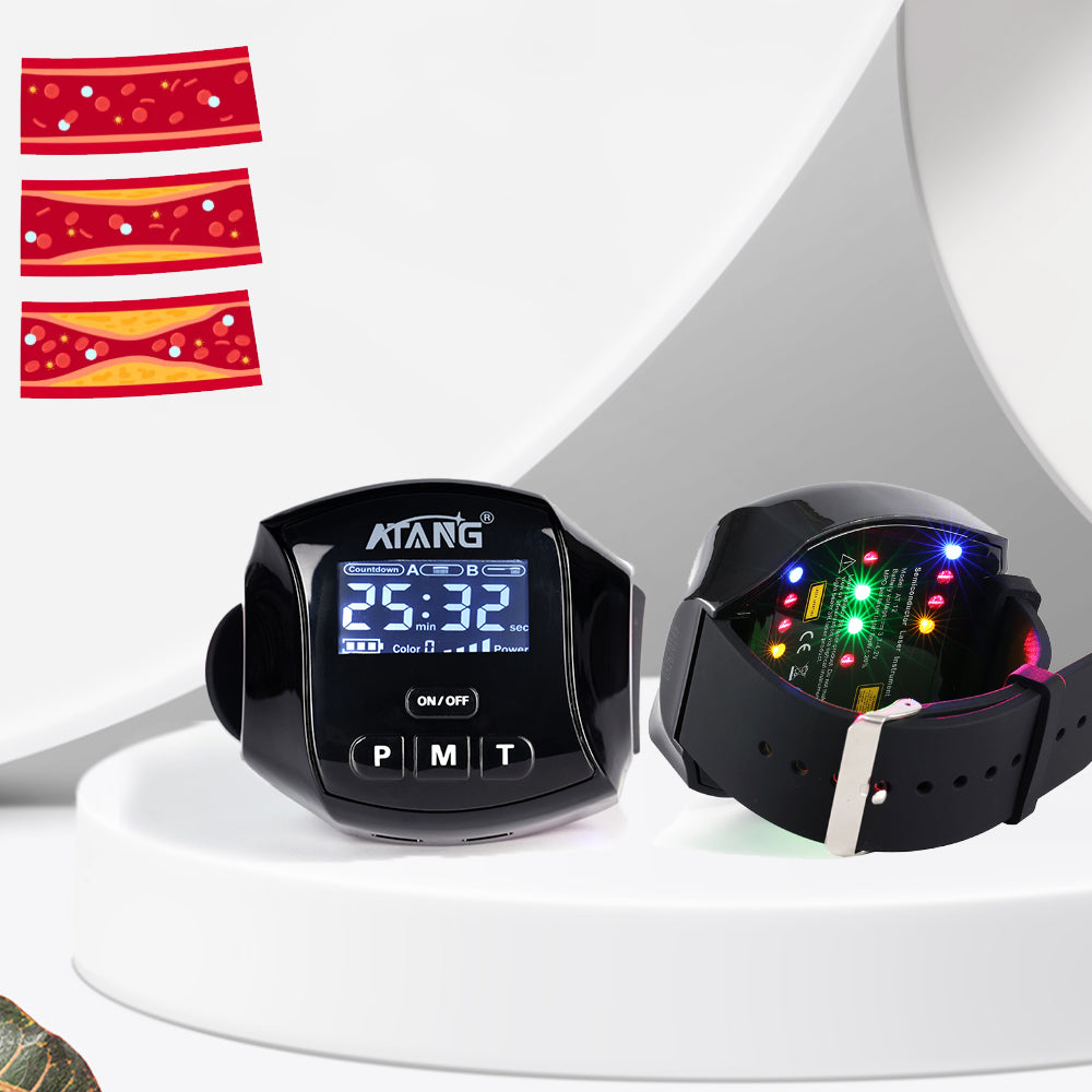 LLLT Laser Watch For Elderly BP & Blood Sugar Daily Health Aid