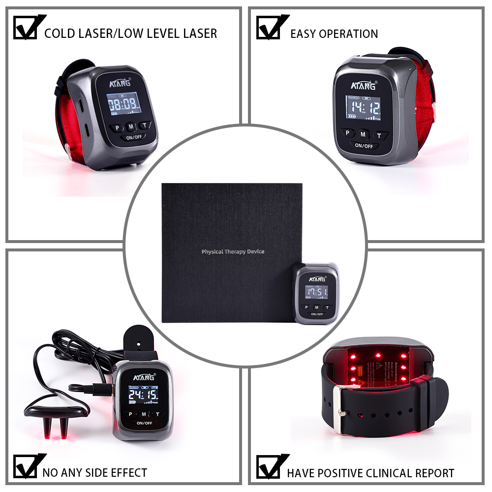 Laser Watch For Metabolic & Heart Care Helper Clinically Validated For Seniors Daily Care