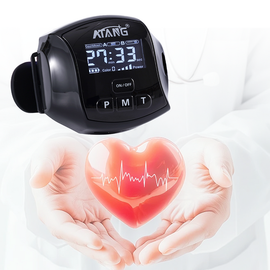 Stroke Prevention & Rhinitis Relief Wrist Type LLLT Laser Watch for Blood Flow Stimulation