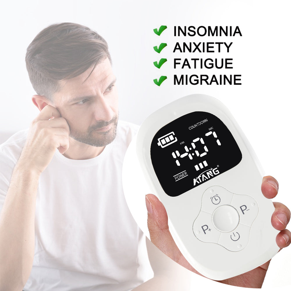 Alpha Stim CES Therapy Device Low Frequency Stimulation for Sleep Aid & Anti-Insomnia Stress Relief