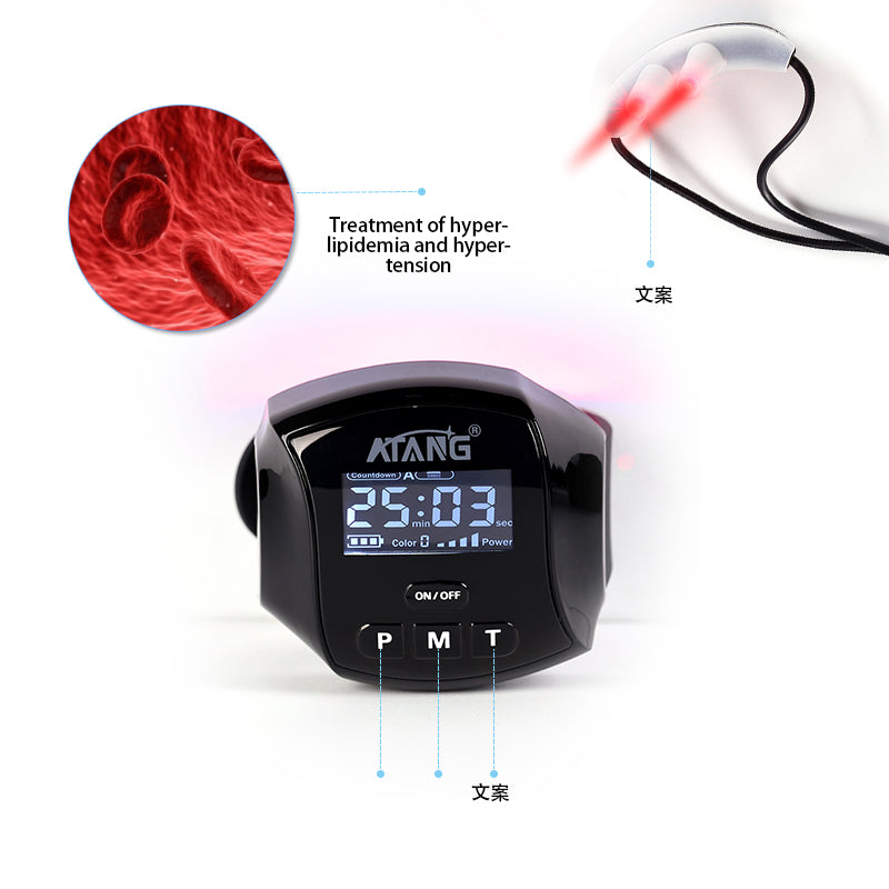LLLT Laser Watch For Elderly BP & Blood Sugar Daily Health Aid