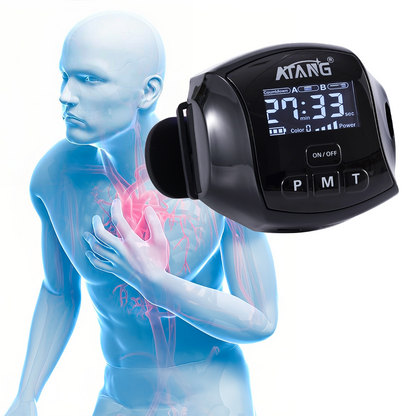 Stroke Prevention & Rhinitis Relief Wrist Type LLLT Laser Watch for Blood Flow Stimulation