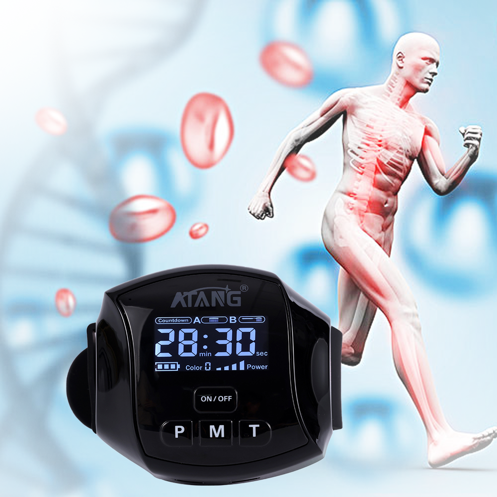 Blood Sugar Level Control LLLT Laser Watch for High BP Support