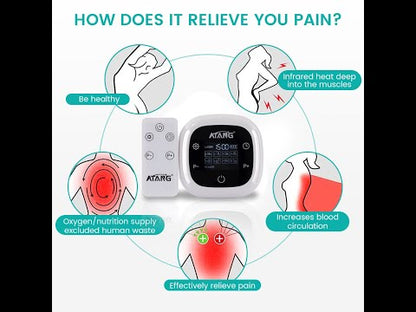 Laser + TENS Therapy Device For Knee Osteoarthritis Treatment & Muscle Pain/Inflammation Relief